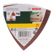 Set de 25 feuilles abrasives pour ponceuse Delta, grain 80-3