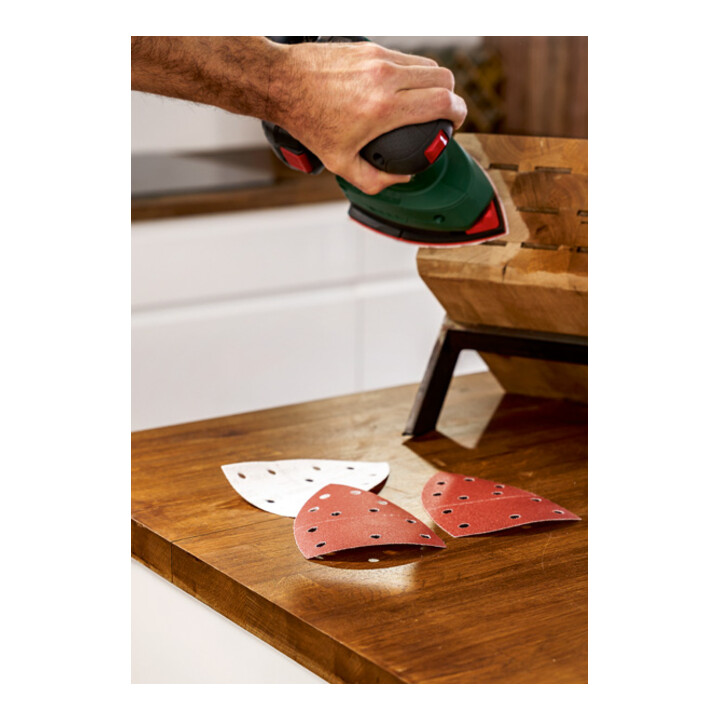 Set de 25 feuilles abrasives pour ponceuse multi, grain 40, 80, 120, 180