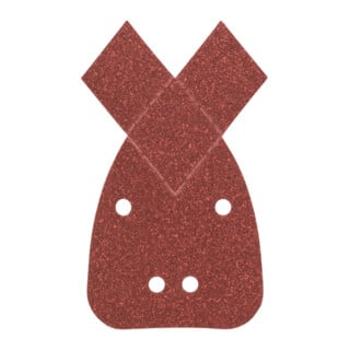 Set de 25 feuilles abrasives pour ponceuse multi, grain 80, 120, 180