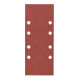 Set de feuilles abrasives Bosch pour ponceuses orbitales, 25 pièces, 8 trous, 93 x 230 mm-1
