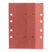 Set de 25 feuilles abrasives pour ponceuse vibrante, grain 60, 80, 120, 240-1