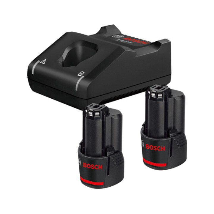 Set de base de 2 batteries Bosch GBA 12V 3.0Ah + GAL 12V-40