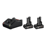 Set de base de deux batteries Bosch GBA 12V 6.0Ah + GAL 12V-40-2