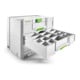 Set de casiers Festool pour pièces de rechange 60 x 60 / 120 x 71 3 x FT