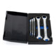 Set de clés mixtes à cliquet 7 R-005 5-pces ouv. 8-19mm CV boîtier plastique GED