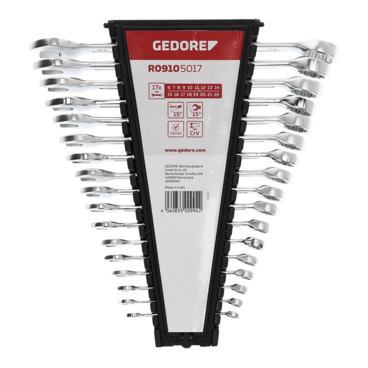 Set de clés mixtes Gedore Red SW 6-22mm 17 pcs