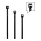 Set de colliers de câblage 350-pces polyamide noir / résistant aux rayons UV-1