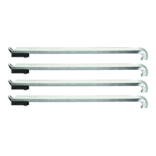 Set de crochets à gâchette Gedore 4 pcs 226mm + 11 entretoises