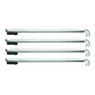 Set de crochets à gâchette Gedore 4 pcs 226mm + 11 entretoises