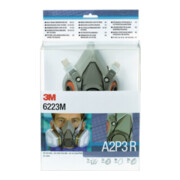 Set de demi-masques de protection respiratoire 3M 6223 9 pcs