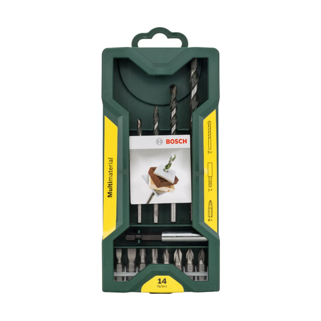 Set de forets universels Mini-X-Line, 14 pièces