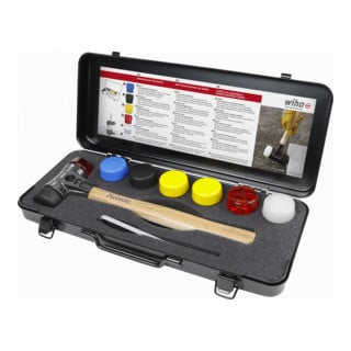 Set de marteaux de protection Wiha Safety avec têtes de frappe mixtes, en boîte, 8 pièces