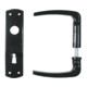 Set de poignées Serrure universelle pour coffret BB noir 55mm VK 8mm-1