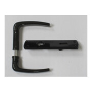 Set de poignées Serrure universelle pour coffret BB noir 55mm VK 8mm-3