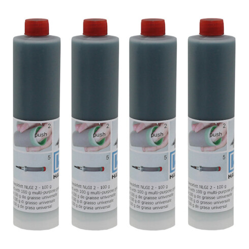 Set de recharge graisse multi-usage 4 cartouches de 100 g