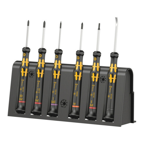 Set de réparation pour smartphones Wera Kraftform Micro 6 ESD 1, 6 pièces