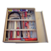 Set de scie à chantourner 13 pcs dans coffret en bois-1