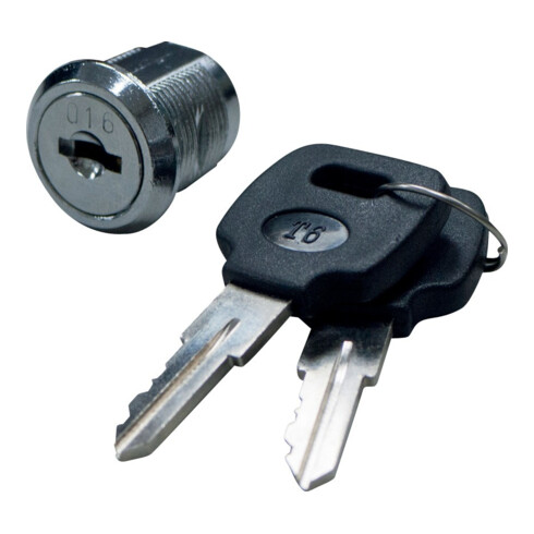 Set de serrure de rechange 1 serrure + 2 clés pour servante d’atelier à fermeture identique