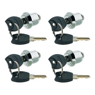 Set de serrures de rechange 4 serrures + 8 clés pour établi roulant