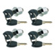 Set de serrures de rechange 4 serrures + 8 clés pour établi roulant-1