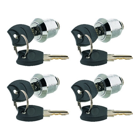 Set de serrures de rechange 4 serrures + 8 clés pour établi roulant