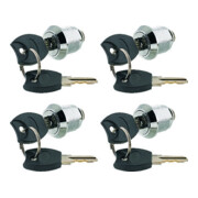 Set de serrures de rechange 4 serrures + 8 clés pour établi roulant