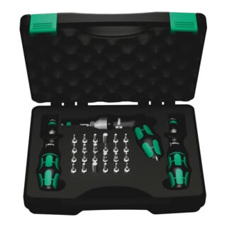 Set de tournevis dynamométriques Wera 27pcs 0,3-6 Nm réglable