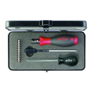 Set de tournevis dynamométriques Wiha 2852 S10-01 13 pièces 1-5 Nm réglable
