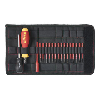 Set de tournevis dynamométriques Wiha slimTorque Starter Set 18 pièces 0,8 - 5 Nm réglable