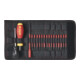 Set de tournevis dynamométriques Wiha slimTorque Starter Set 18 pièces 0,8 - 5 Nm réglable
