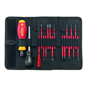 Set de tournevis dynamométriques Wiha slimTorque Starter Set 18 pièces 0,8 - 5 Nm réglable