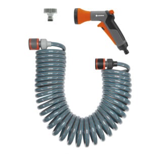 Set de tuyaux spiralés 10 m GARDENA