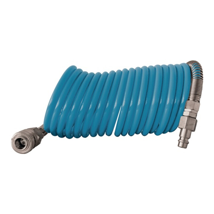 Set de tuyaux spiralés D. int. 10 mm D. ext. 12 mm L. 7,5 m polyamide raccord DN