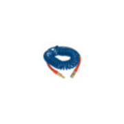 Set de tuyaux spiralés D. int. 6,3 mm D. ext. 9,5 mm L. 6 m polyuréthane raccord