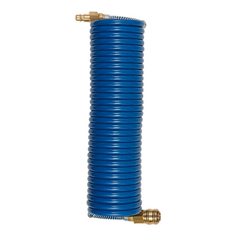Set de tuyaux spiralés nylon, PA 12 D. int. 9,5 mm D. ext. 11,8 mm L. 7,5 m poly