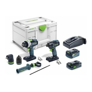 Set de vissage sans fil Festool TID 18 5,0/4,0-Set TPC 18/4