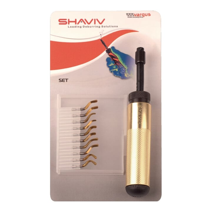 Set d'ébavurage Golden Flex Set B 7 pièces SHAVIV