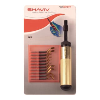 Set d'ébavurage Golden Flex Set E 7 pièces SHAVIV