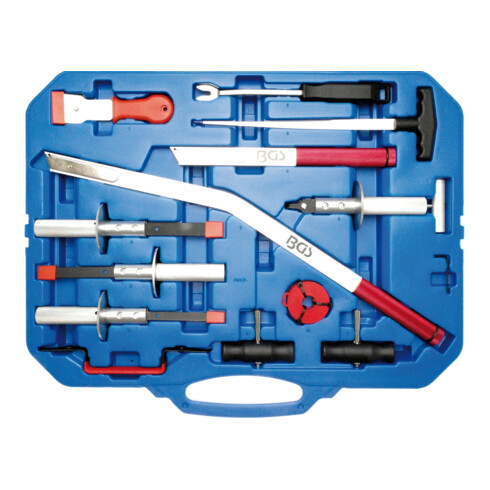 BGS Set di utensili per parabrezza, 14pz.
