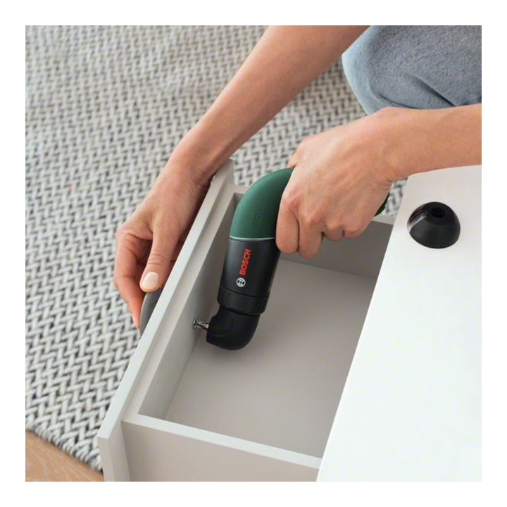 Bosch Set di avvitatori a batteria agli ioni di litio IXO 6, con attacco esagonale e attacco a eccentrico