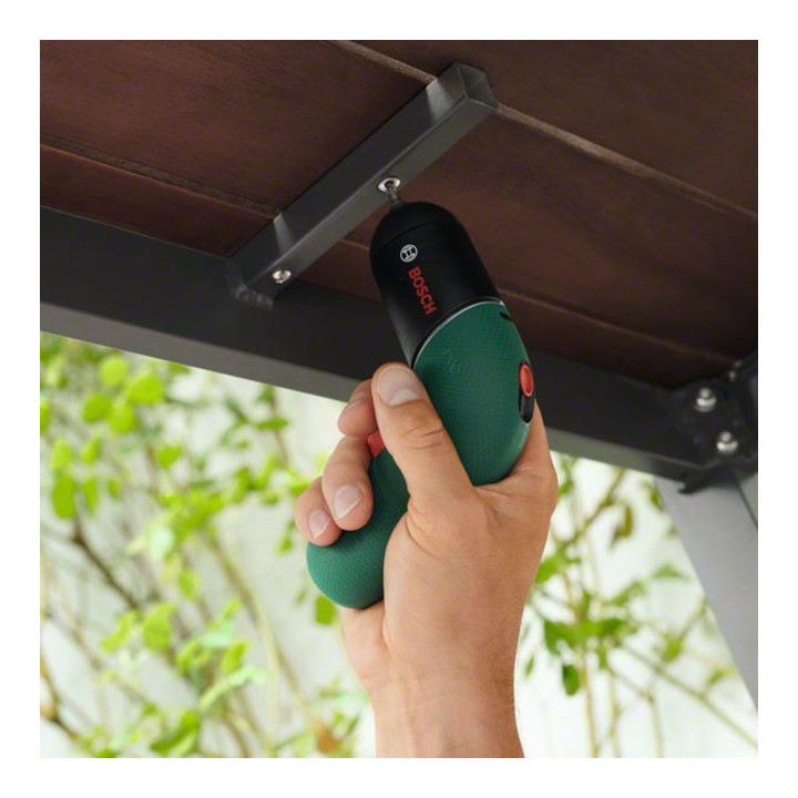 Bosch Set di avvitatori a batteria agli ioni di litio IXO 6, con attacco esagonale e attacco a eccentrico
