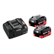 Metabo Set di base 2xLiHD 5,5 Ah SE-1