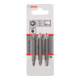 Bosch Set di bit a doppia lama 3pz. PH1 PH2 PH3 PH3 60mm-3