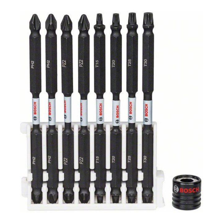 Bosch Set di bit per cacciavite a doppia lama Impact Control, 9pz. vari 110mm
