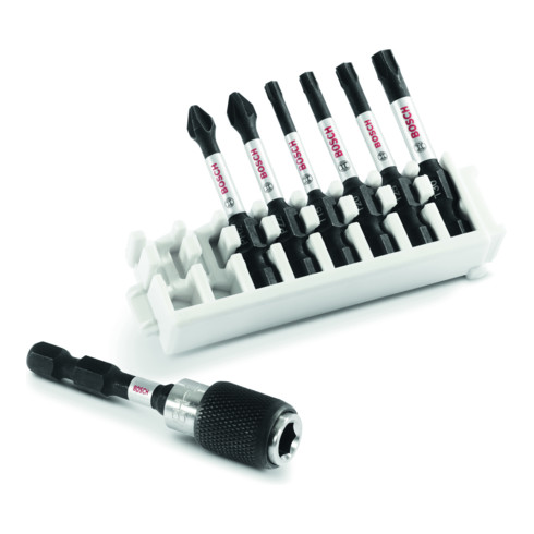 Bosch Set di bit per avvitatori Professional Impact Control Pick and Click Phillips e Torx 50mm 7pz.