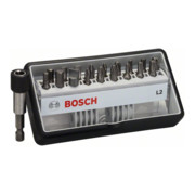 Bosch Set di bit per cacciavite Robust Line L, extra-duri, 18+1pz. 25mm PH PZ T, LS HEX
