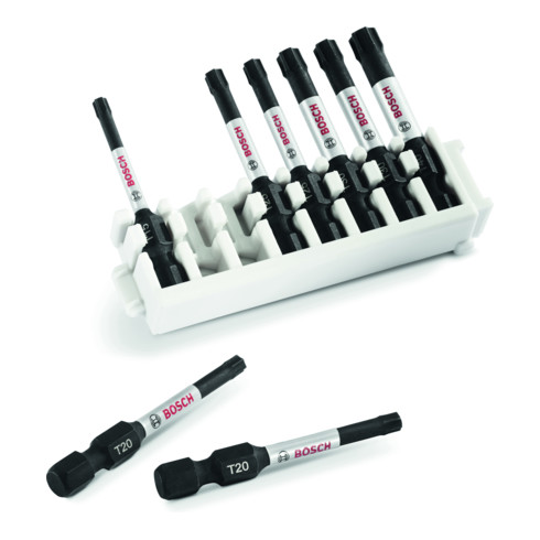 Bosch Set di bit per giravite Professional Impact Control Pick and Click Torx 50 mm 8 pz.