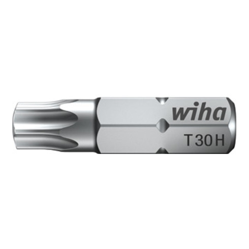 Wiha Set di bit standard 25mm TORX® Tamper Resistant (con foro) T15H 2pz. 1/4", in scatola