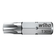 Wiha Set di bit standard 25mm TORX® Tamper Resistant (con foro) T15H 2pz. 1/4", in scatola