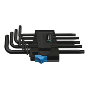 Wera Set di brugole 967 L/9 TORX® HF con funzione di fermo, BlackLaser